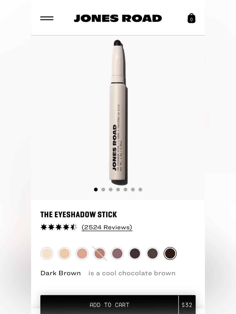 JONES ROAD JUST A SEC EYESHADOW & EYESHADOW STICK - Picture 5 of 9
